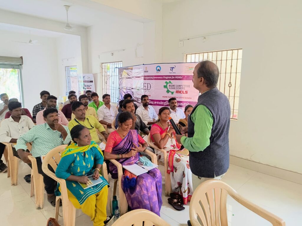 Empowering Small Businesses: A Recap of the 3-Day Awareness Camp on ZED & MSME Competitive (LEAN) Scheme MCLS at Salem
